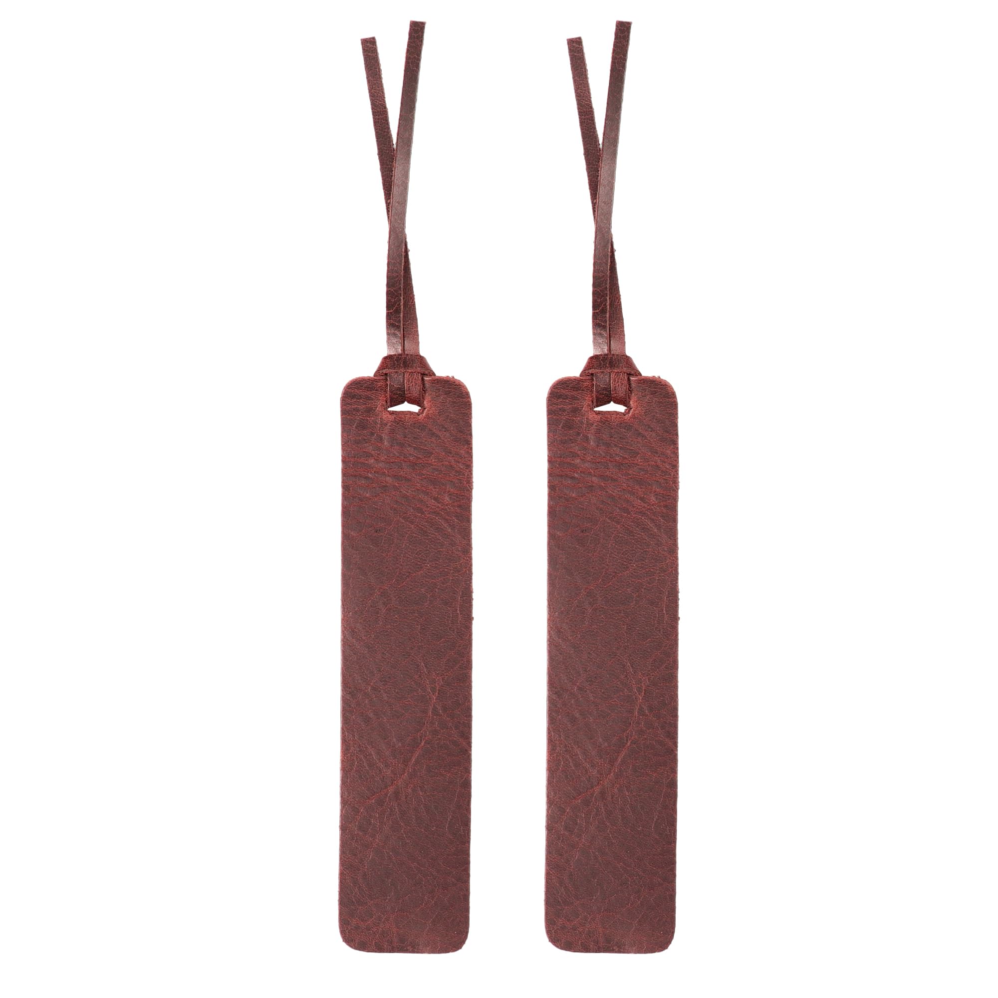 Londo Genuine Leather Bookmarks Set of 2 - Handmade Reading Accessories - Premium Leder Book Marks for Books