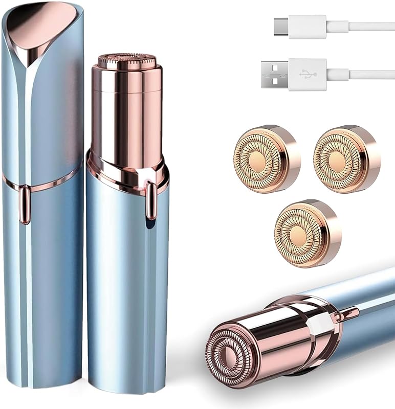 Depilador facial elétrico innobeaut com 3 cabeças de reposição