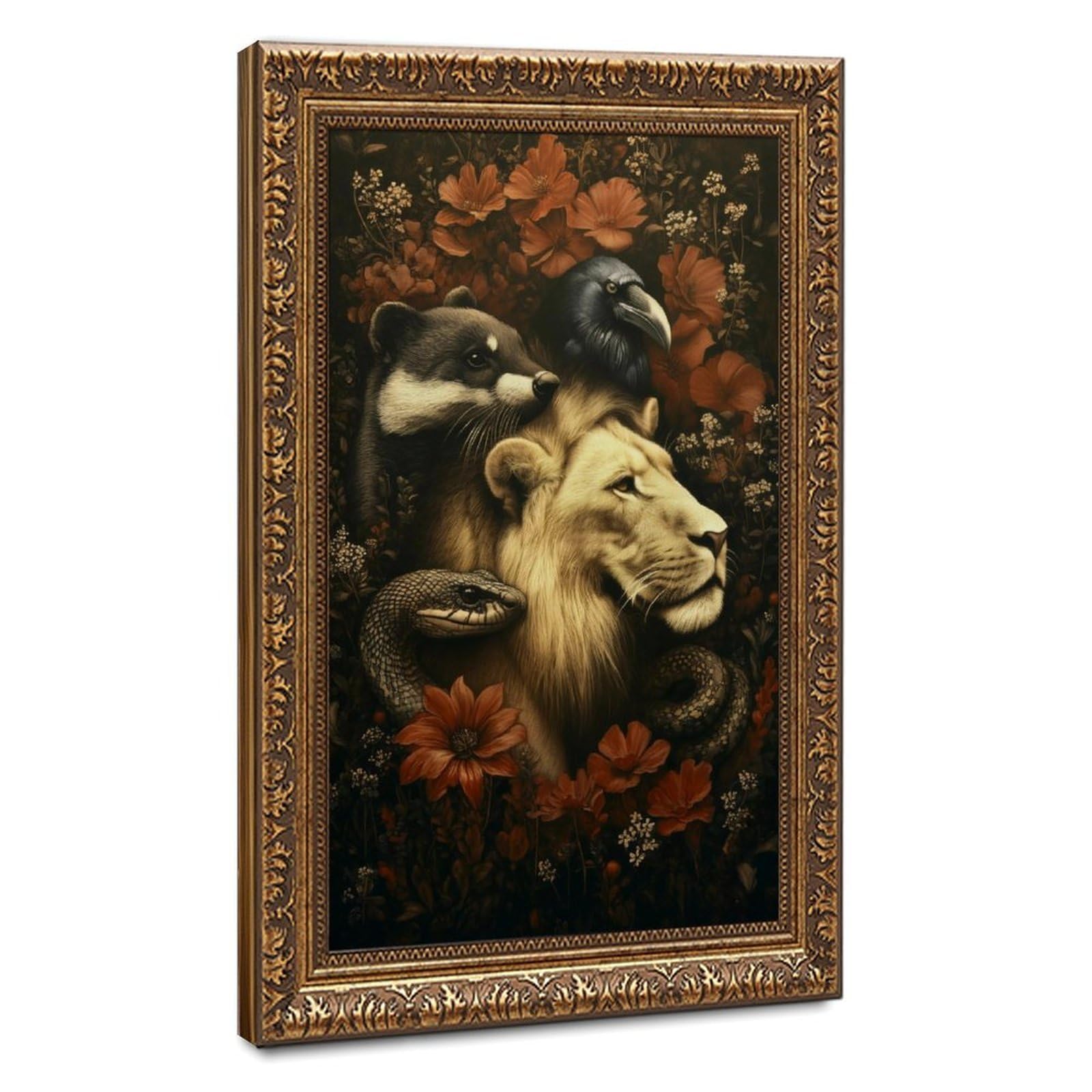 Bareronor Fantasy Canvas Poster for Dorm Room Decor Gift