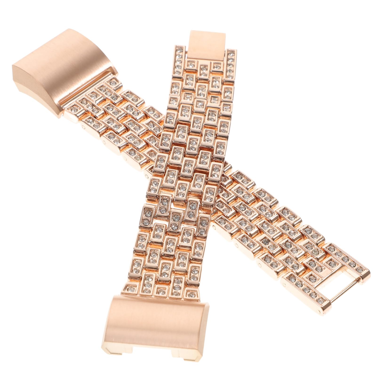 Pulsera de acero inoxidable BESTonZON con bandas metalicas de alta densidad y ajuste 8
