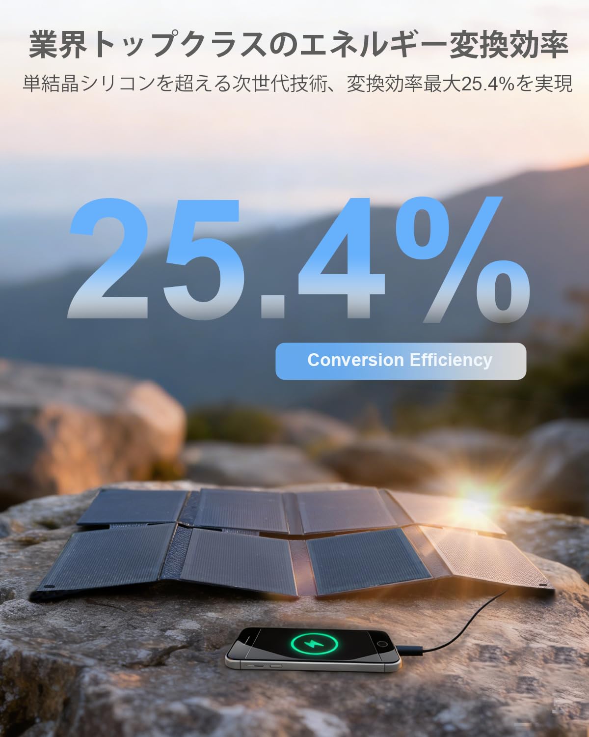 Amazon | 【発電革命】ELECAENTA 25W ソーラーパネル 変換効率25.4% 次