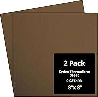 Vista 54 de Kydex Sheets - Solid Color DIY Kit for Crafting Holsters, Sheaths, and Mag Pouches - (8x8, 8x12, 12x12), Premium Thermoform Sheets - Thick, Durable