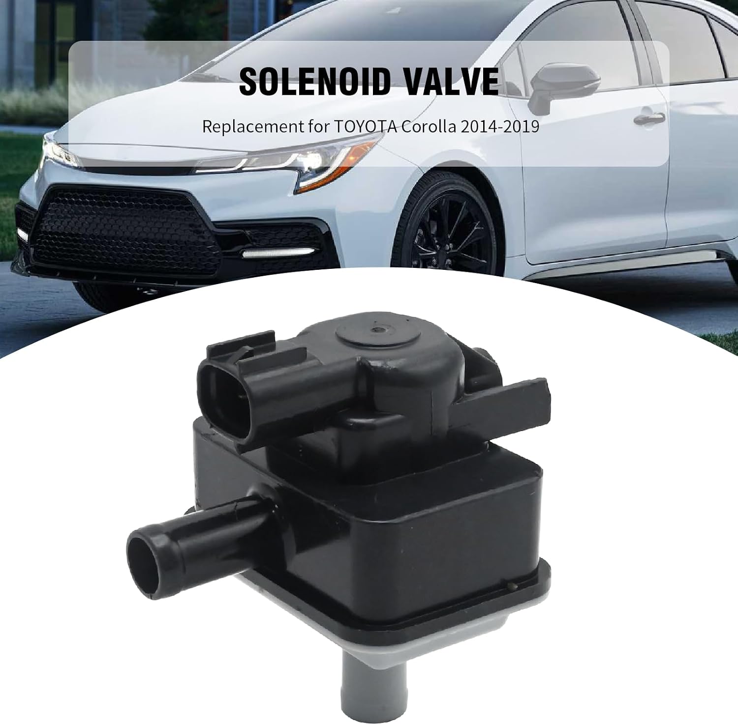 Saihisday 90910-12283 Vapor Purge Vacuum Switching Valve, Vacuum Switch Solenoid Valve Replacement for Toyota Corolla Highlander Tacoma Replacement for Lexus RX350 136200-7350 9091012283