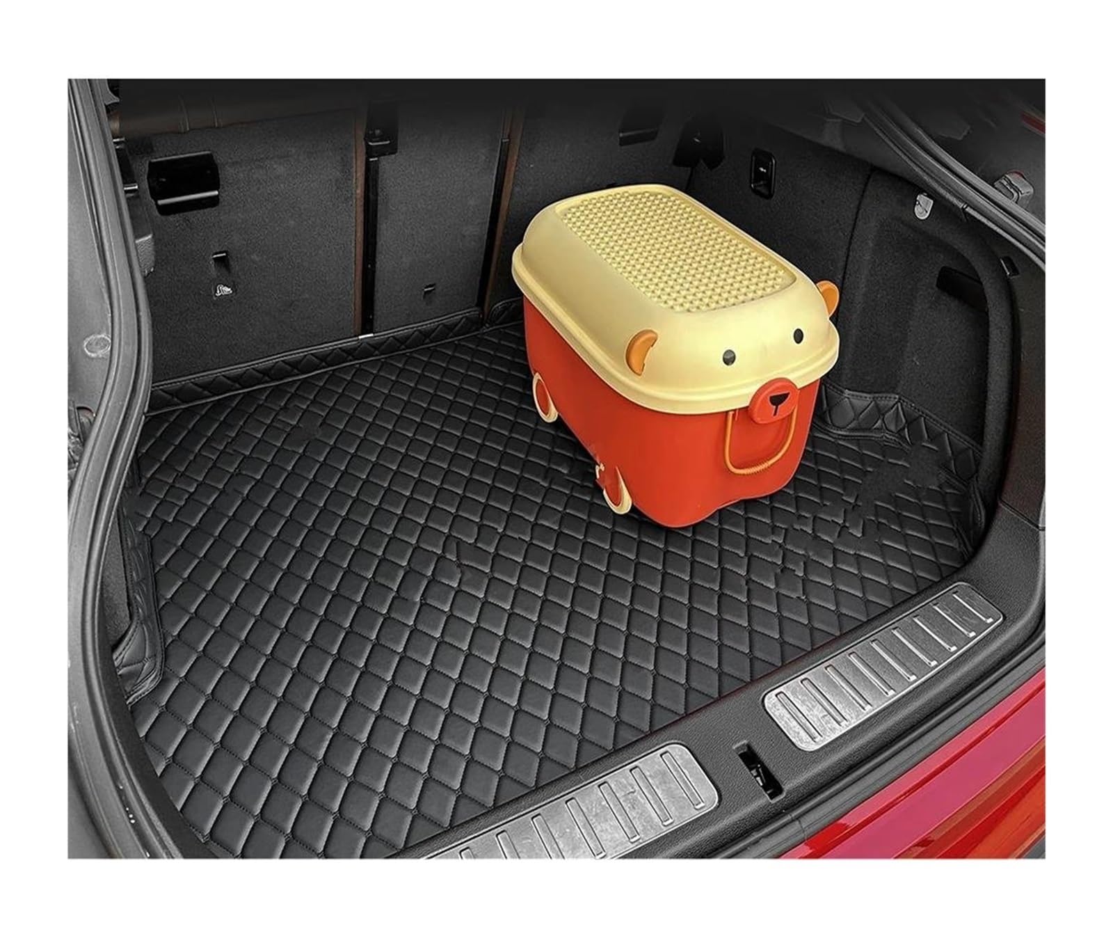 Tapis Coffre Voiture Tapis De Coffre Voiture Imperméable pour Koleos 2009 2010 2011 2012 2013 2014(Bleu)