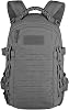 Tactical Backpack for Men, Outdoor Hiking Daypack with Hydration Port, Breathable Back Panel, Side Bottle Pockets and Adjustable Waist Strap(Grey)