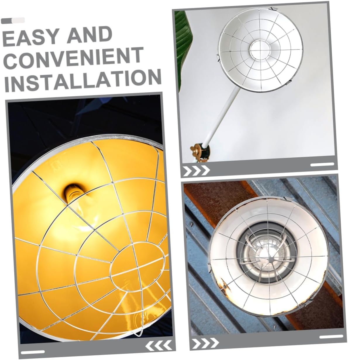 Ceiling Light Frames Iron Mesh Lampshade Guard Replacement for Bulb Wire Frame Suitable for Workshop