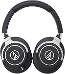 Audio-Technica ATH-M70x Closed-Back Dynamic Professional Studio Monitor Headphones, Black | 45mm Drivers, 5-40khz Response, Detachable Coiled and Straight Cables, 90 Degree Swiveling Earcups
