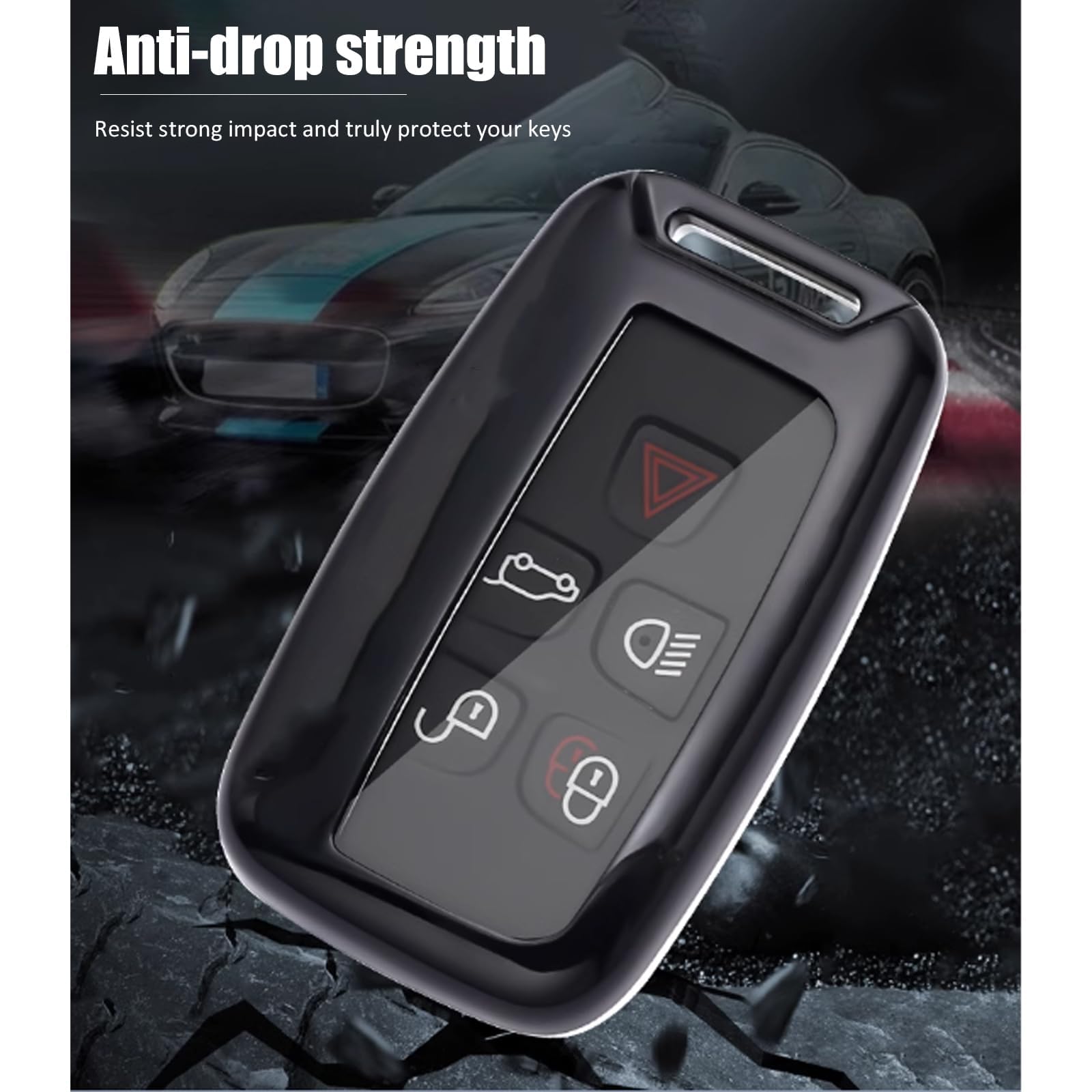 Conchas Clave para, Protector de Soporte for Mando a Distancia Sin Llave Flip Car Key Shell Cover Carcasa de Repuesto Plegable