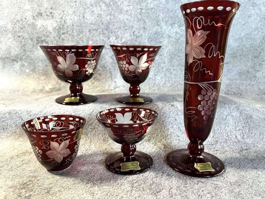 ボヘミヤエーゲルマンレッド花瓶新品 Yahoo!オークション -「エーゲルマンレッド」の落札相場・落札価格