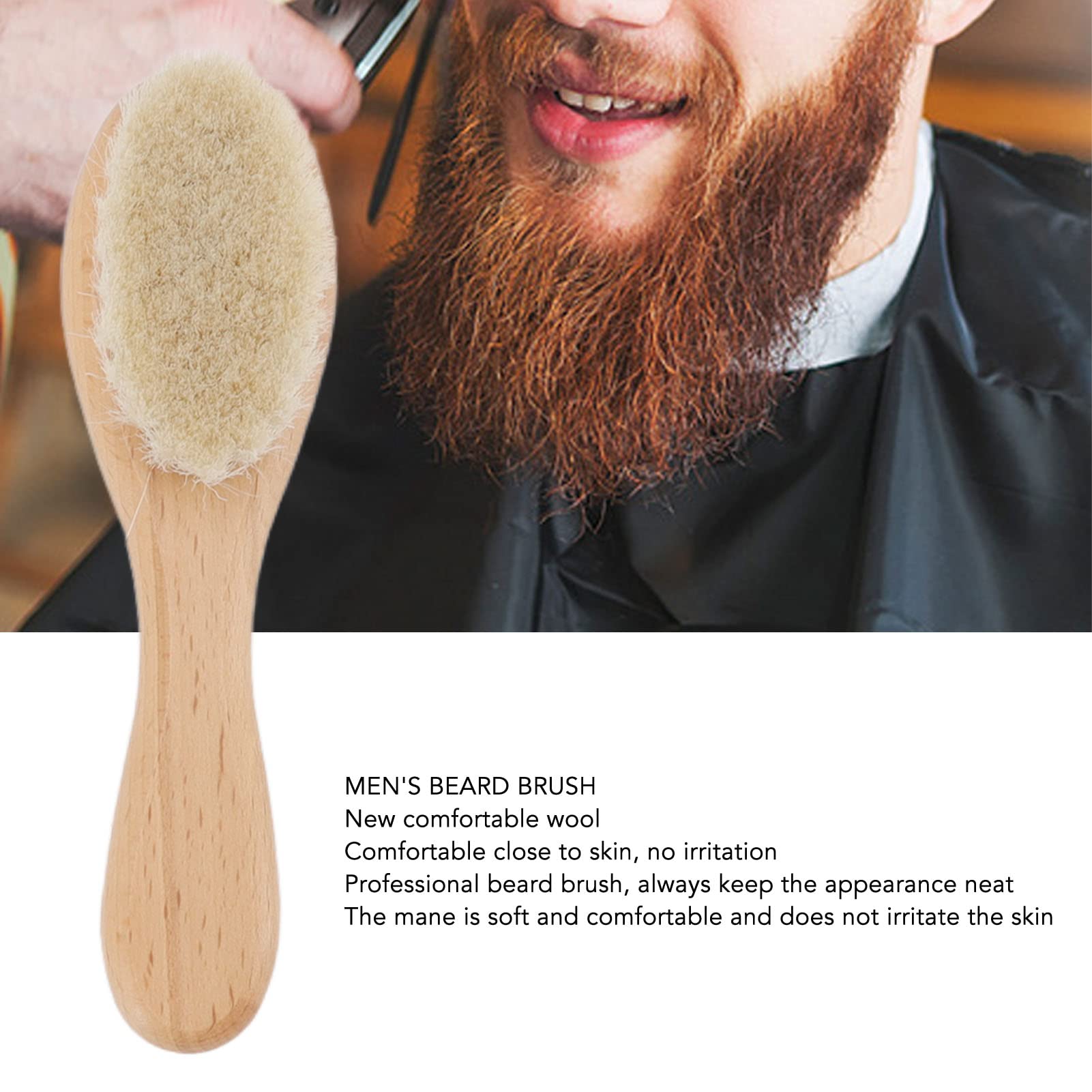 Baby Care Kit, 6-Piece Grooming Set with Comb, Brush, Scissors and Nail Tools (Blue)