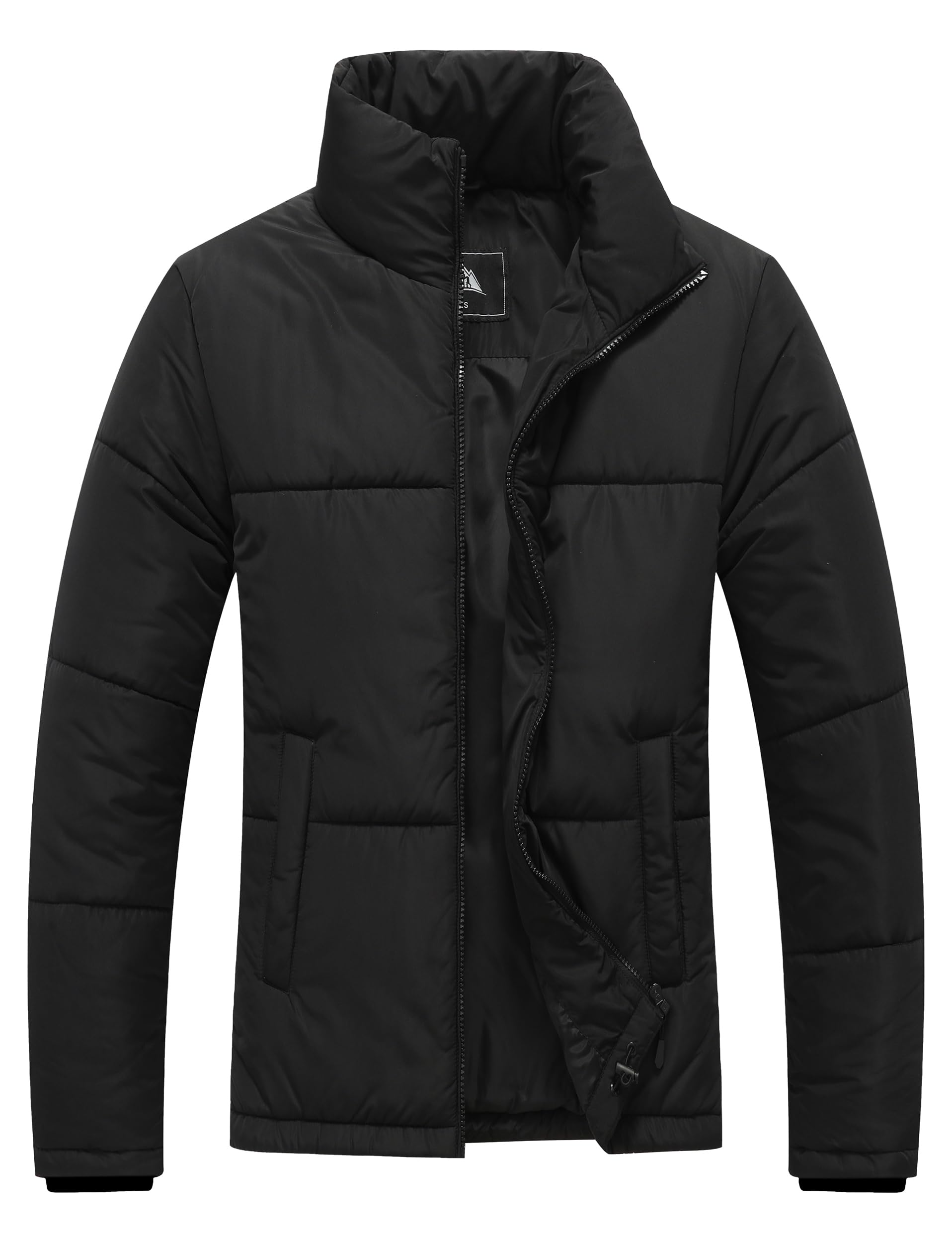 Women's Warm Winter Coat Waterproof Puffer Jacket Full-Zip Lightweight Winter Jacket