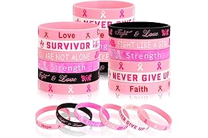 42 Pcs Breast Cancer Crocs