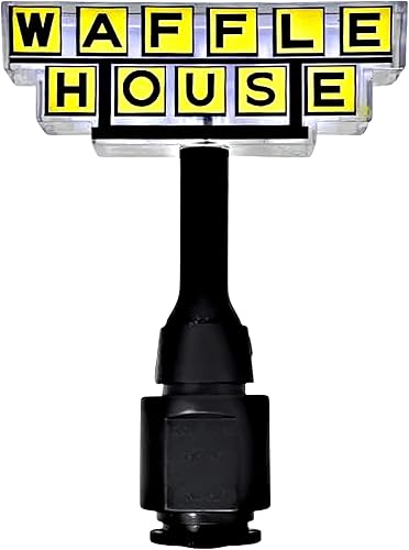 Waffle House Luz nocturna enchufable  Logotipo clásico que brilla inspirado en el icónico restaurante para pasillos, dormitorios y amantes de los