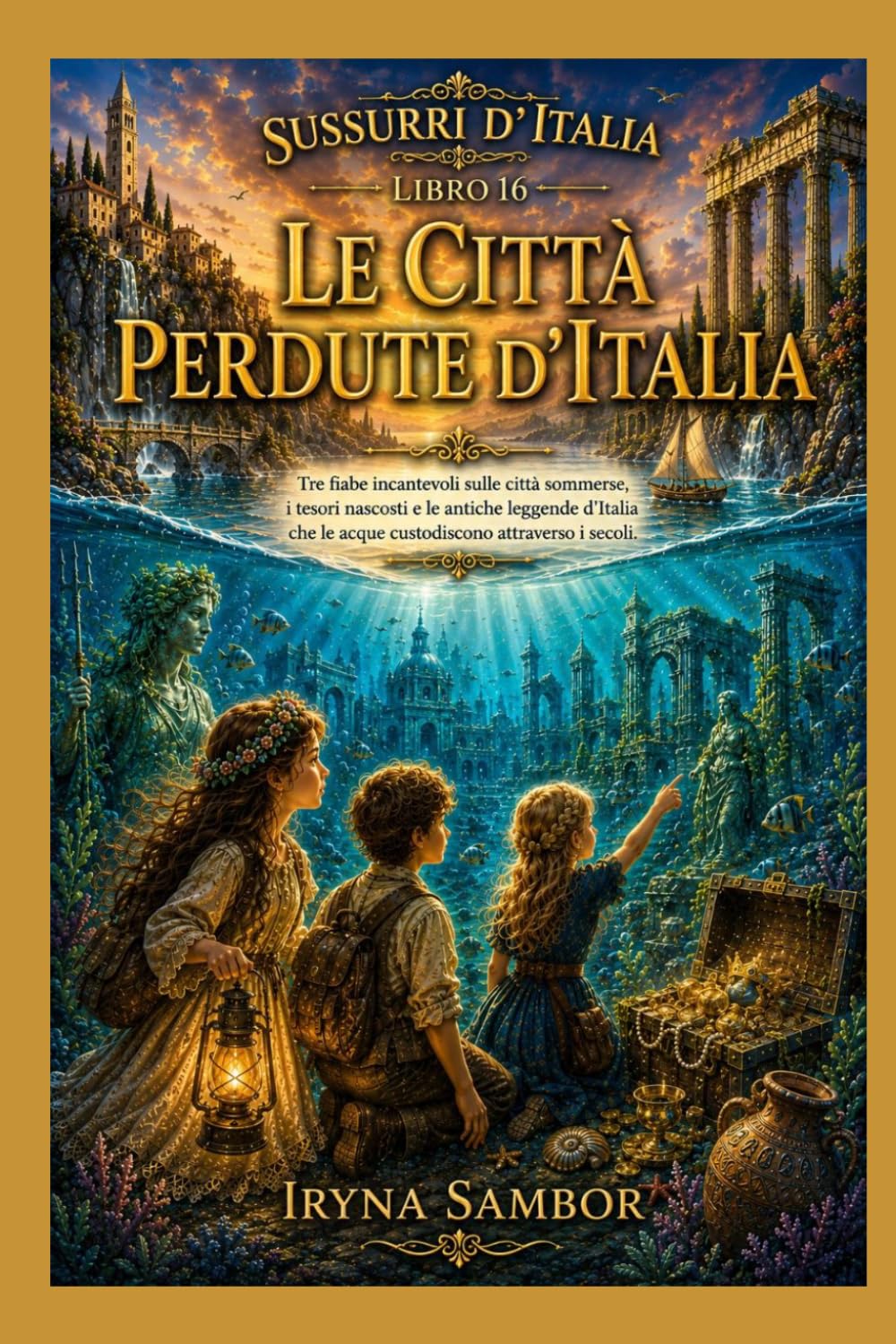 Sussurri d'Italia. Libro 16. Le Città Perdute d'Italia: Tre fiabe incantevoli sulle città sommerse, i tesori nascosti e le antiche leggende d'Italia che le acque custodiscono attraverso i secoli.