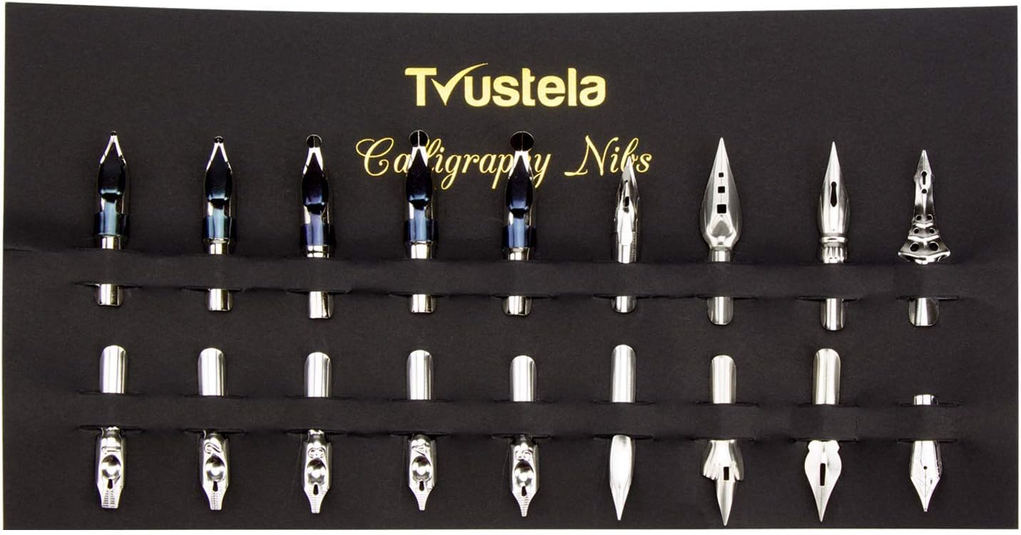 Office Supplies Calligraphy Nibs, 18 Calligraphy Pen Nibs, Dip Pen Nibs, Feather Pen Nibs, Quill Pen Nibs, Ink Pen Nibs, Fountain Pen Nibs