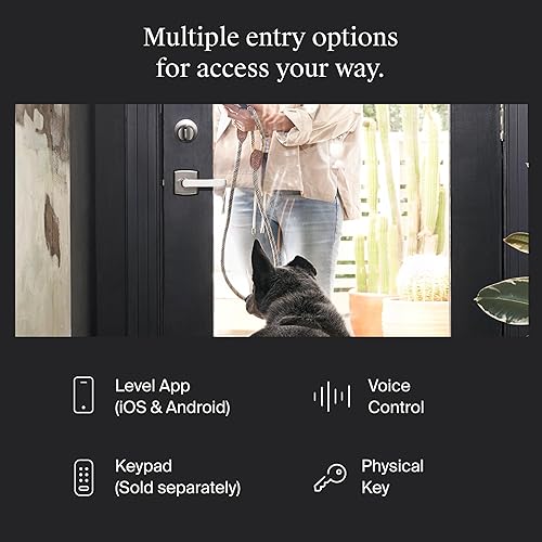 Miniatura 5 de Level Lock (Matter) Smart Lock  El cerrojo de seguridad materia sobre hilo más pequeño y bellamente diseñado del mundo  Aplicación Level para iOS y