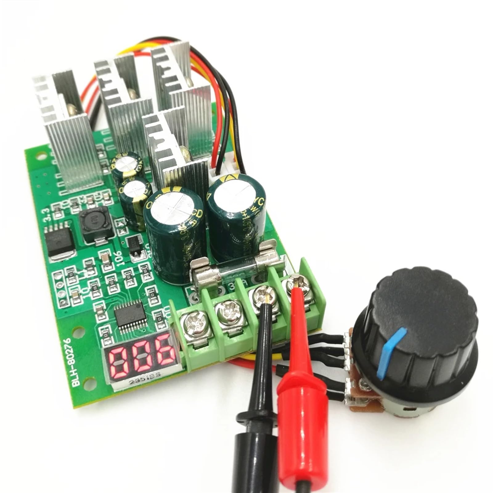 50 unids/lote pantalla Digital PWM DC controlador de velocidad del motor pantalla 0 ~ Módulo de accionamiento ajustable 6V12V24V36V48V60V Max30A (6,8)