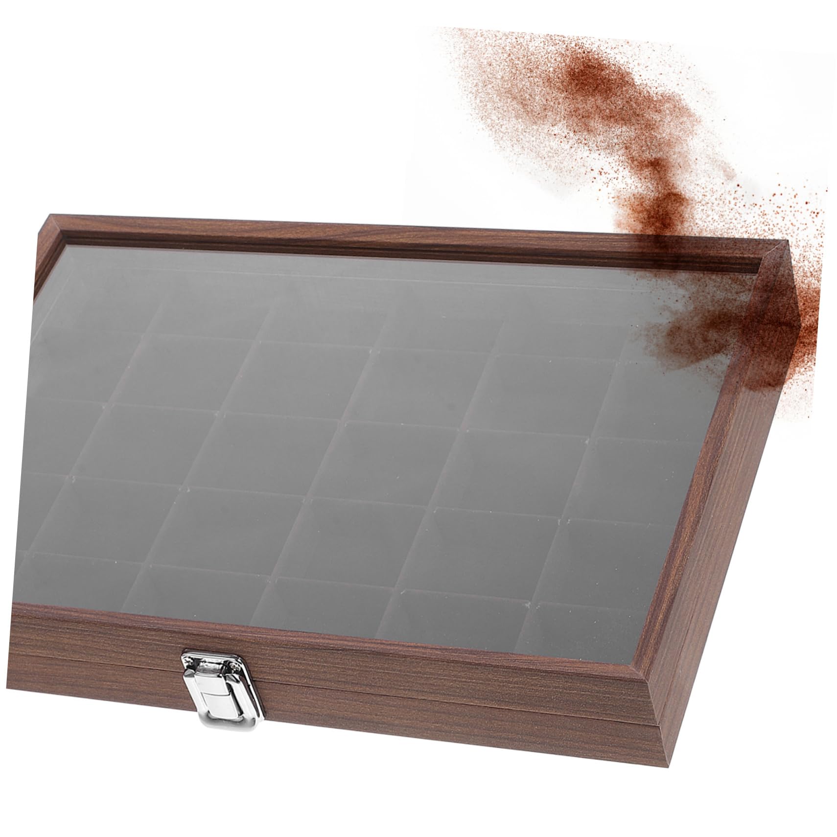 Boîte De Rangement Compartimentée Pour Sachets De Thé Bois Avec Couvercle Transparent Compartiments Organisateur De Thé Pour Bureau Cuisine