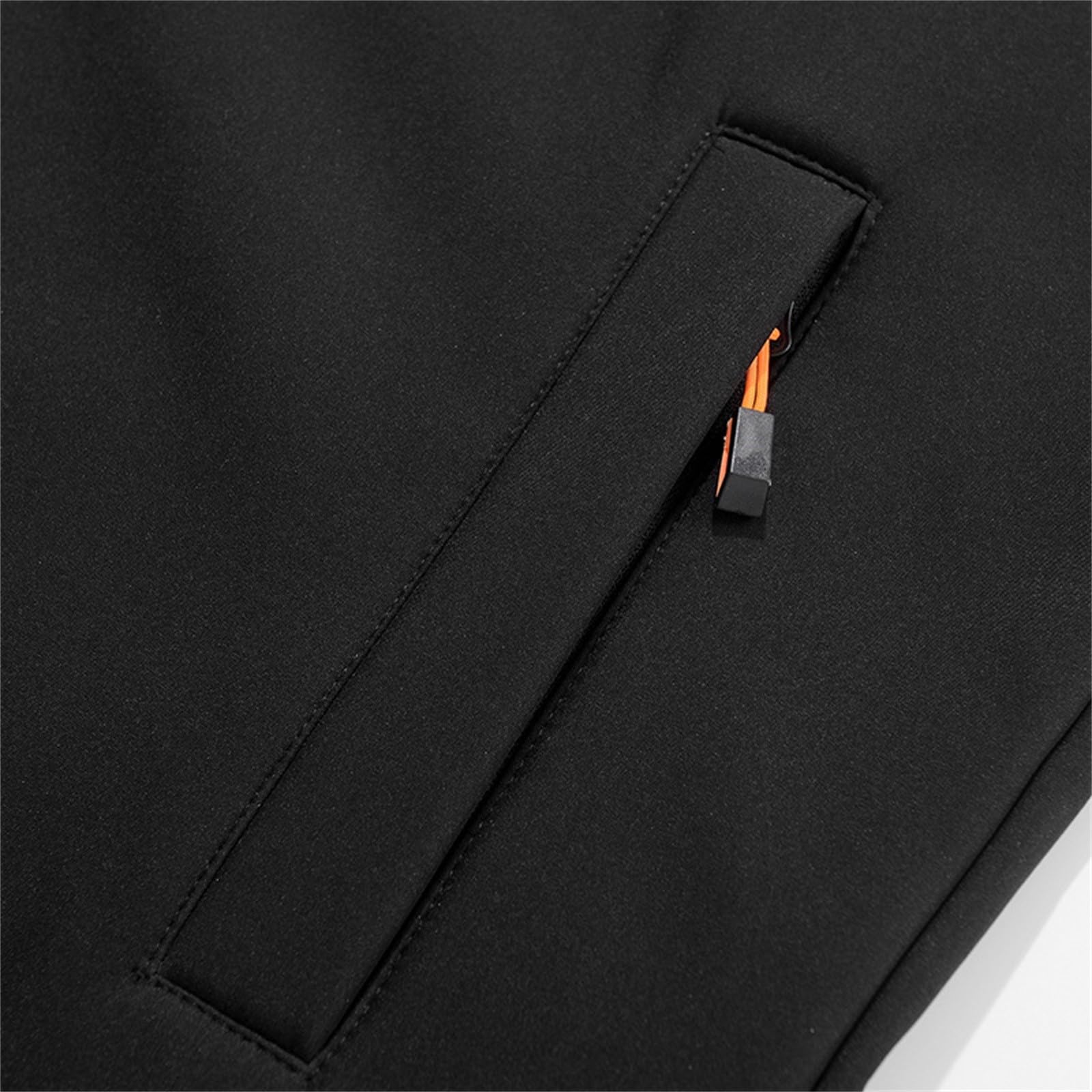 Generisch Chaqueta de senderismo ligera para hombre, impermeable, transpirable, chaqueta de lluvia fina para hombre, chaqueta de entretiempo con capucha, chaqueta de entrenamiento, cortavientos