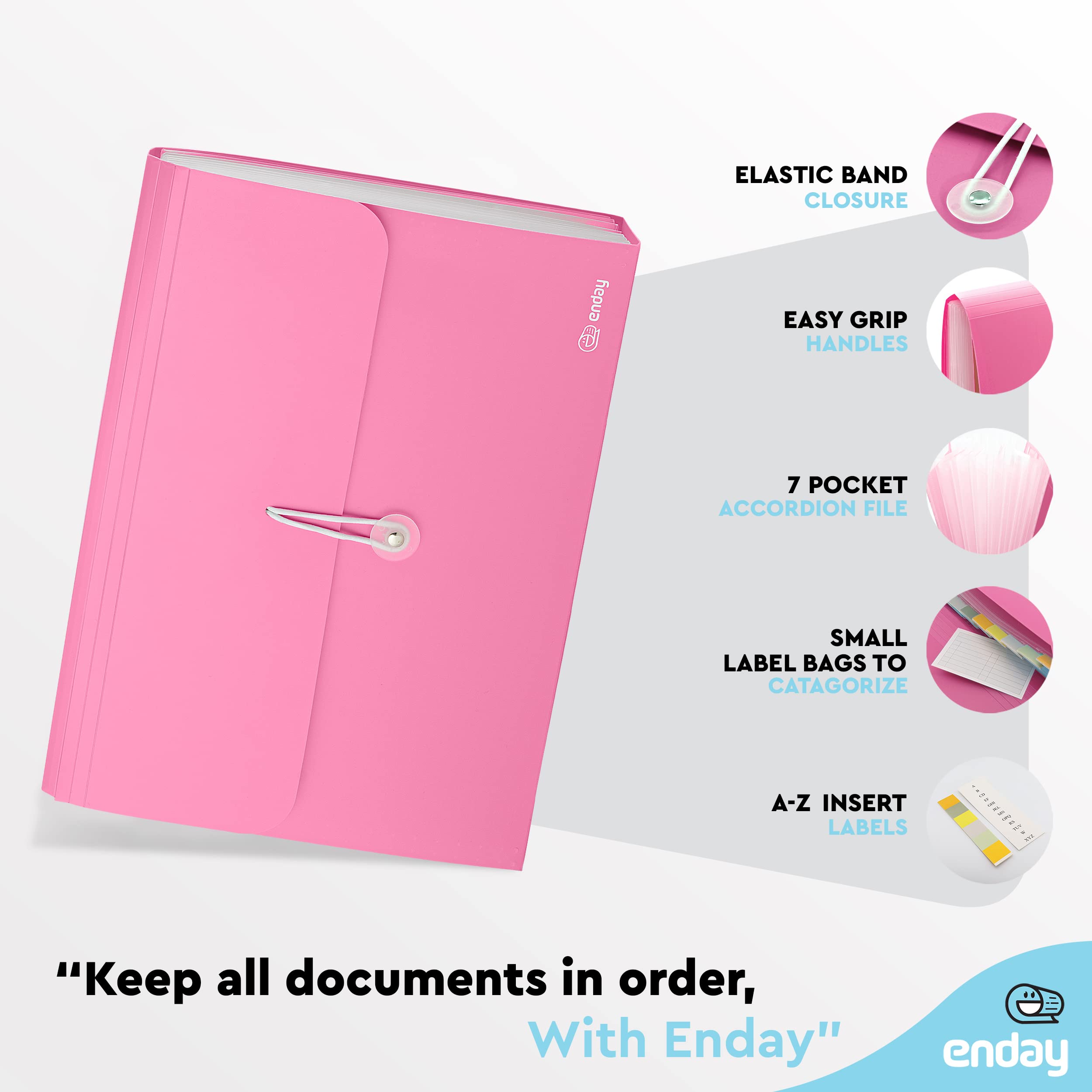✧1点物✧VintagePink✧WhiteCat✧accordion file Amazon.com : Accordion File Organizer Pink, 7 Pocket