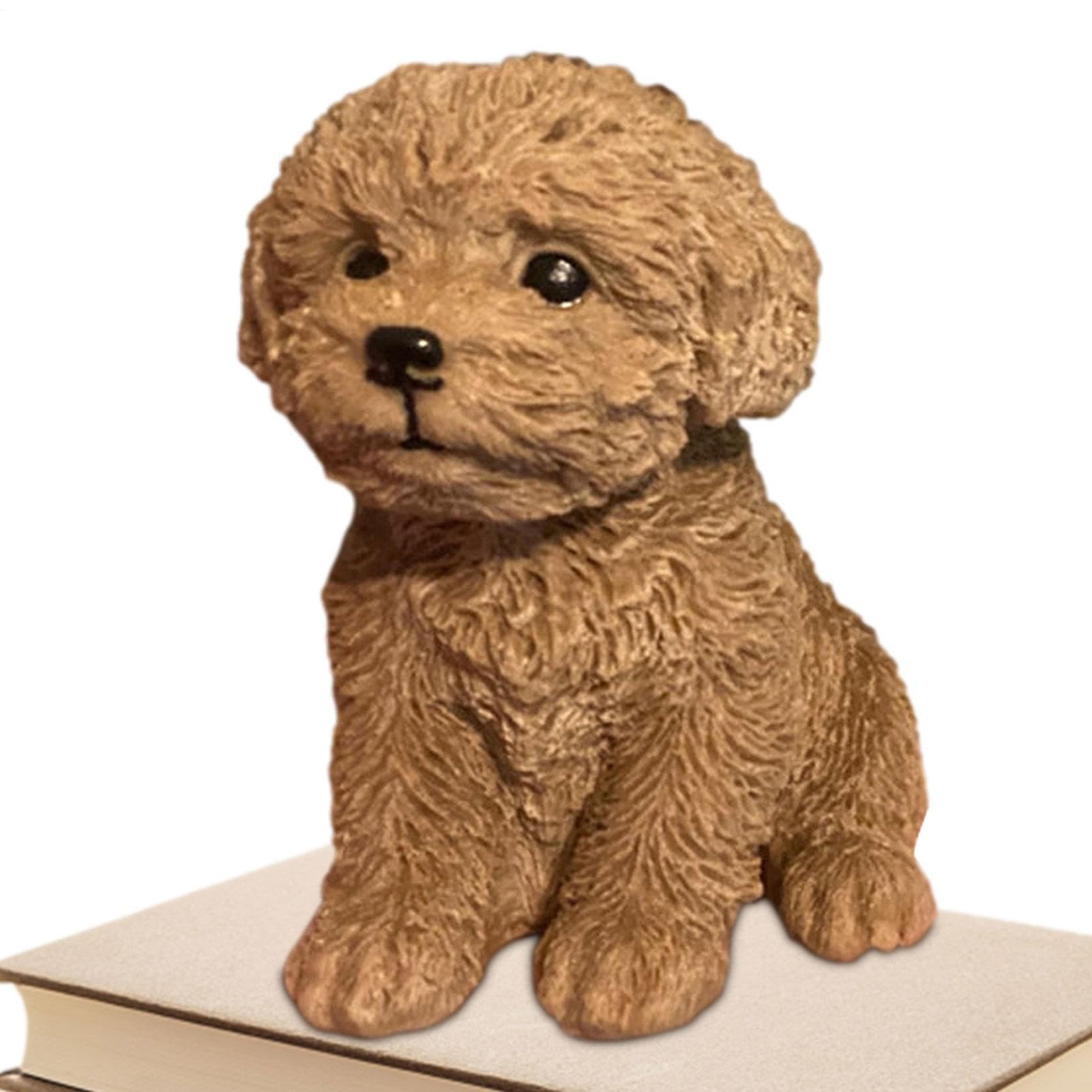 Moule silicone chiot assis en haute définition pour moulage résine durable