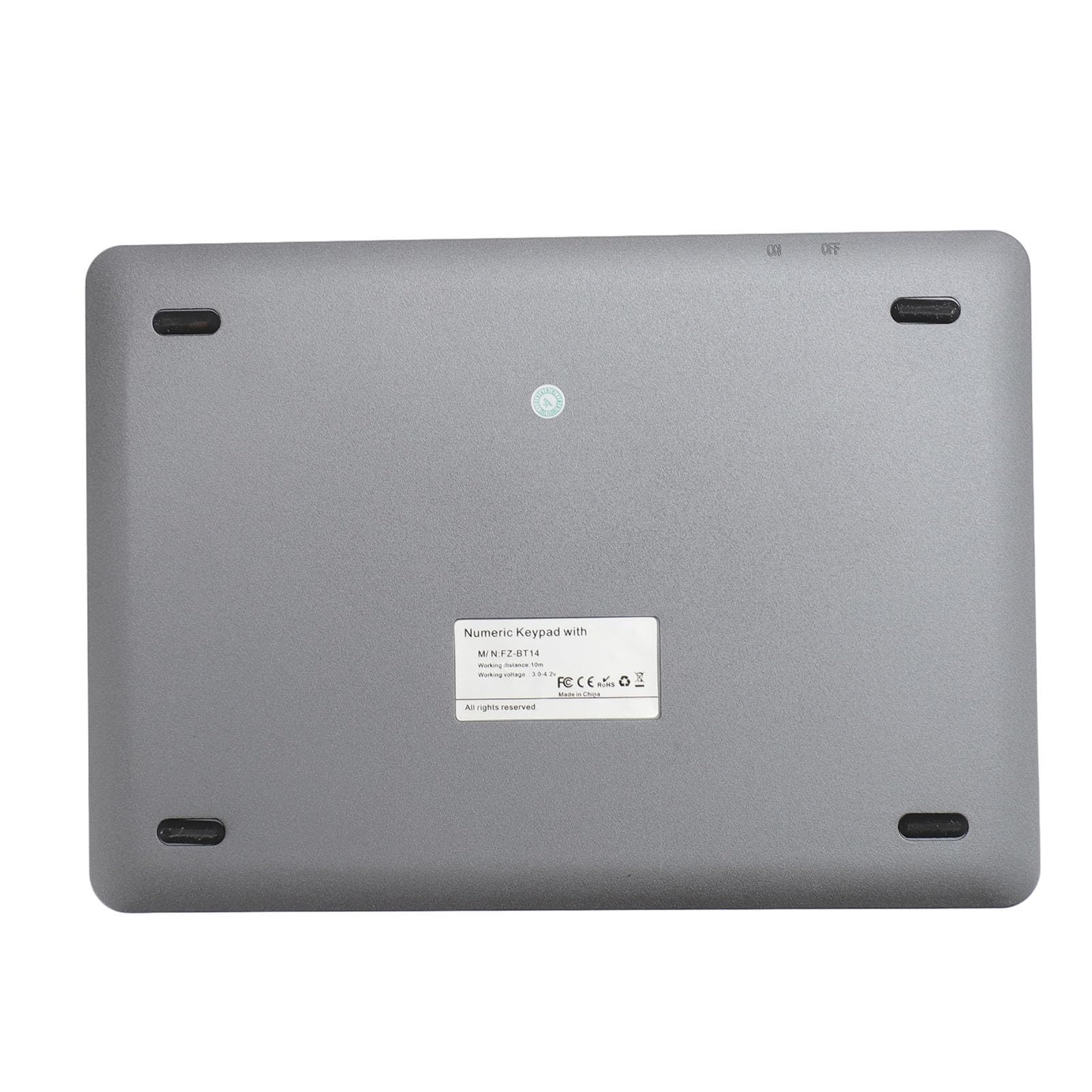 Zunate Pavé Numérique sans Fil, pavé Numérique à 22 Touches avec Double Mode 2,4 GHz et Bluetooth, pavé Numérique de comptabilité Financière avec pavé Tactile, pour Ordinateur de Bureau