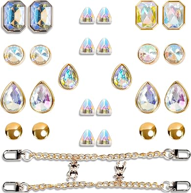 Bling Shoe Charms for Women - Jewelry Shoe Charms, Gems Shoe Accessories, Diamond Shoe Decoration, Rhinestone Shoe charms, Party Favor Gifts