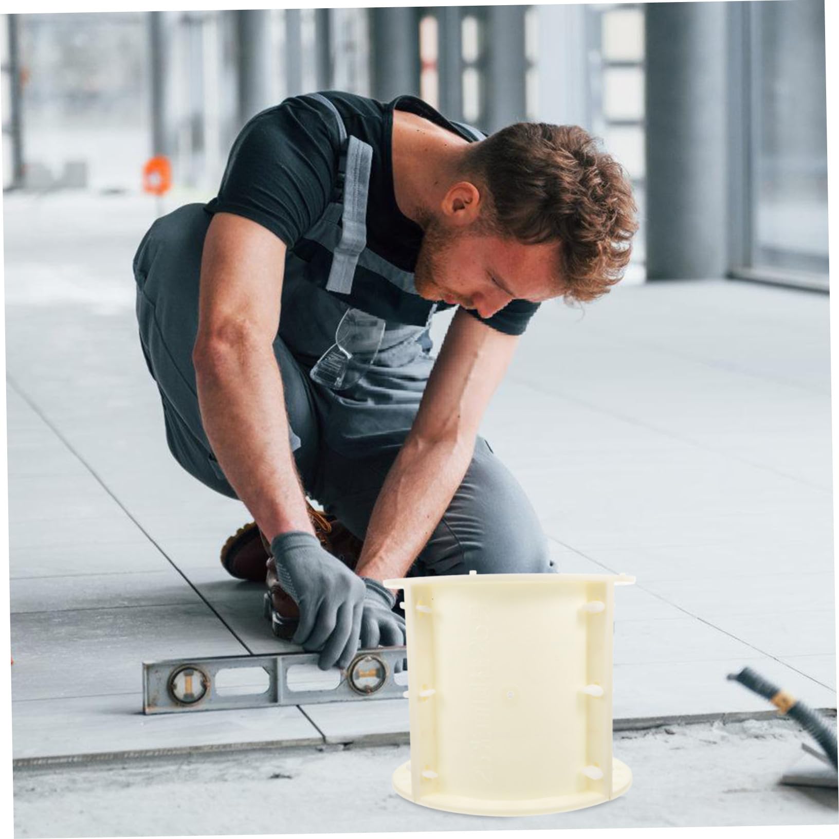 Gatuida Moule à Béton en Abs Beige pour Colonnes Décoratives de Style Européen, Design Élégant, Gain de Temps et Facilité D'utilisation pour Allée de Jardin ou Parc