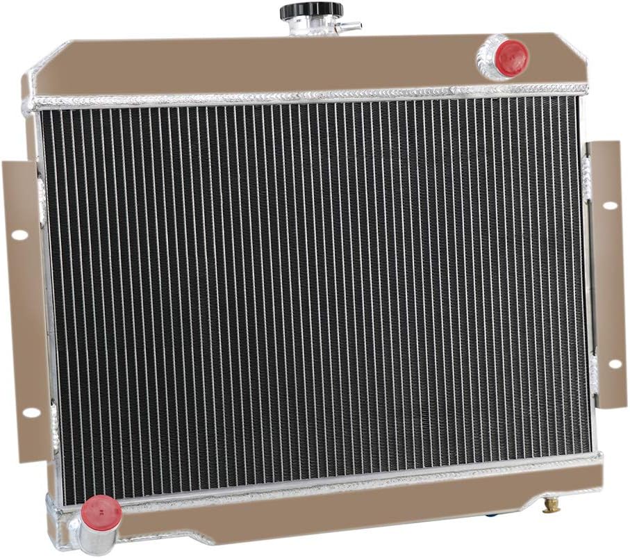 ALLOYWORKS 3 Row All Aluminum Racing Radiator For 1972-1986 Jeep CJ5 CJ6 CJ7 /Scrambler 2.5L 3.8L 4.2L 5.0L GAS