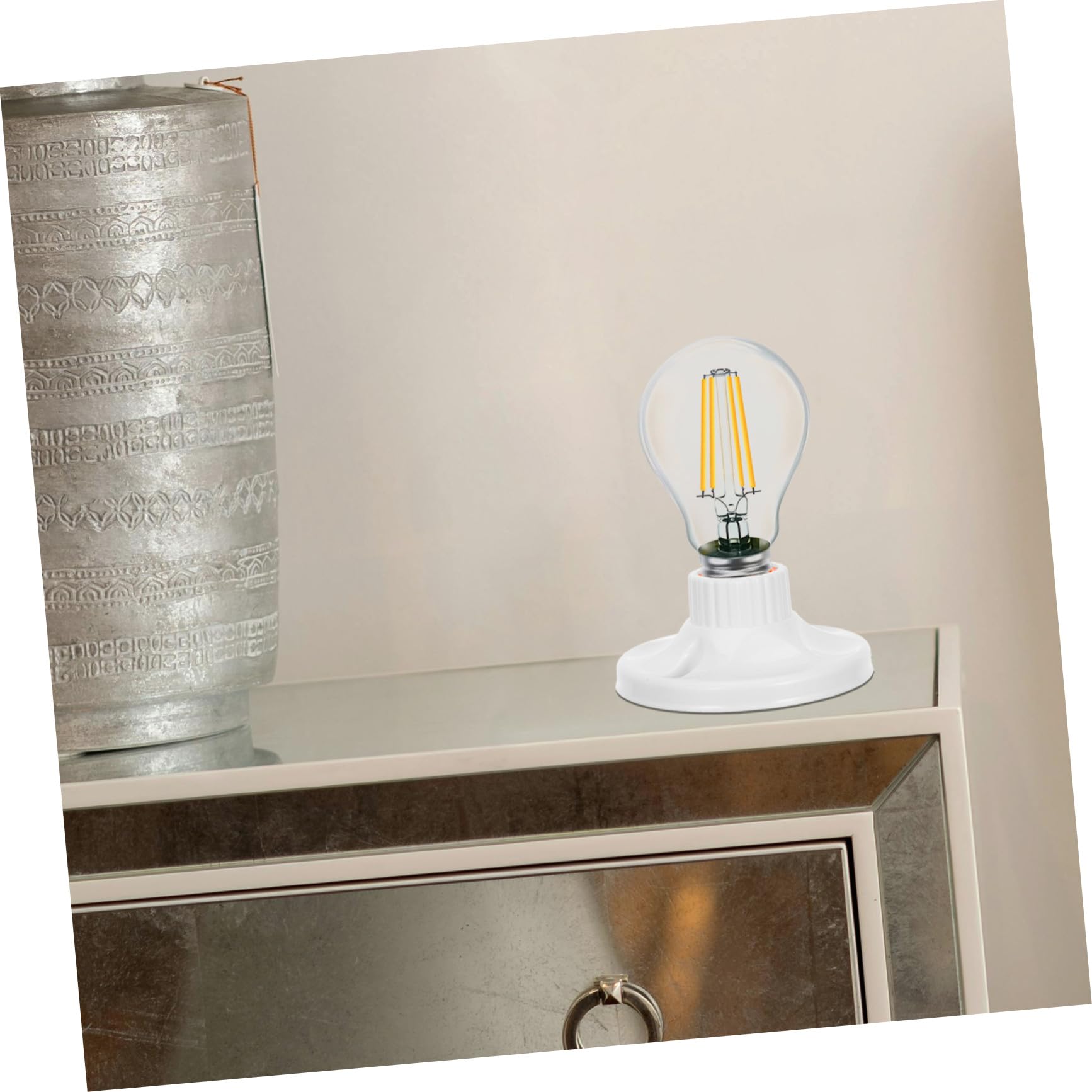 OUNONA Douille E27 à Vis en Bakélite 120 Mm, Support de Lampe 250 V, Lot de 24 Pièces, Douille de Remplacement pour Éclairage Intérieur et Suspensions