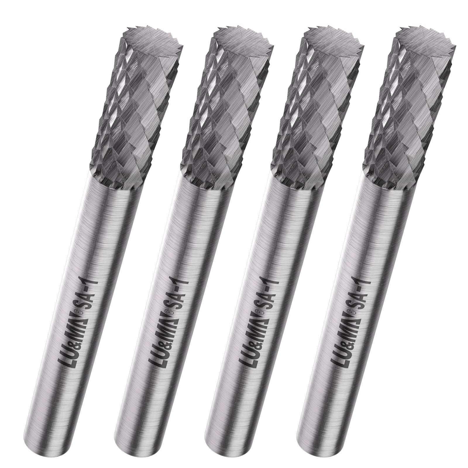 LU&MN SC-1 Tungsten Carbide Double-Cut Rotary Burr, 1/4" Shank, 4 PCS — Amazon image 14