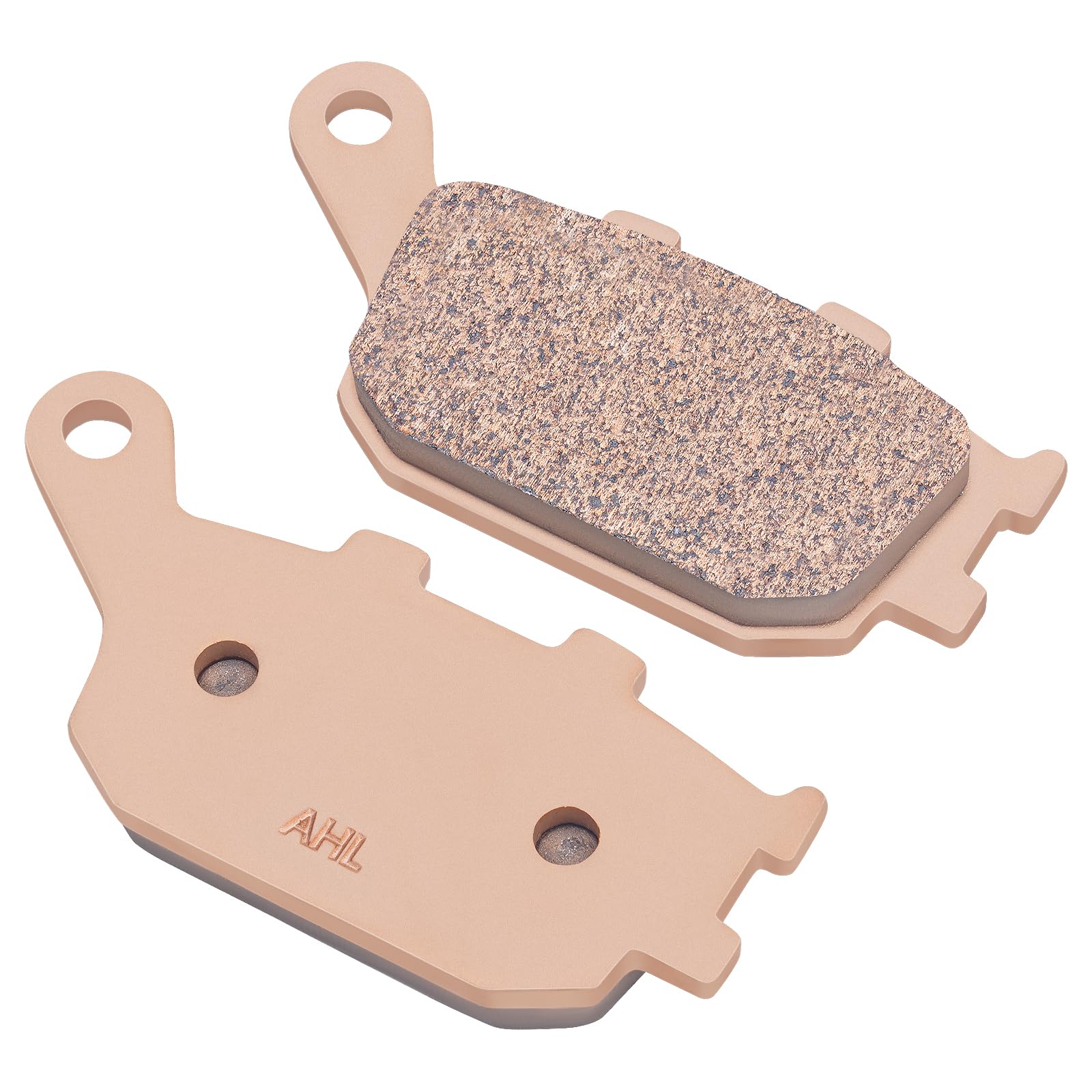 AHL Motocicleta Pastillas de Freno Trasero para Yamaha FZ6/FZ6 Fazer S2 2007-2009 (Cobre sinterizado)