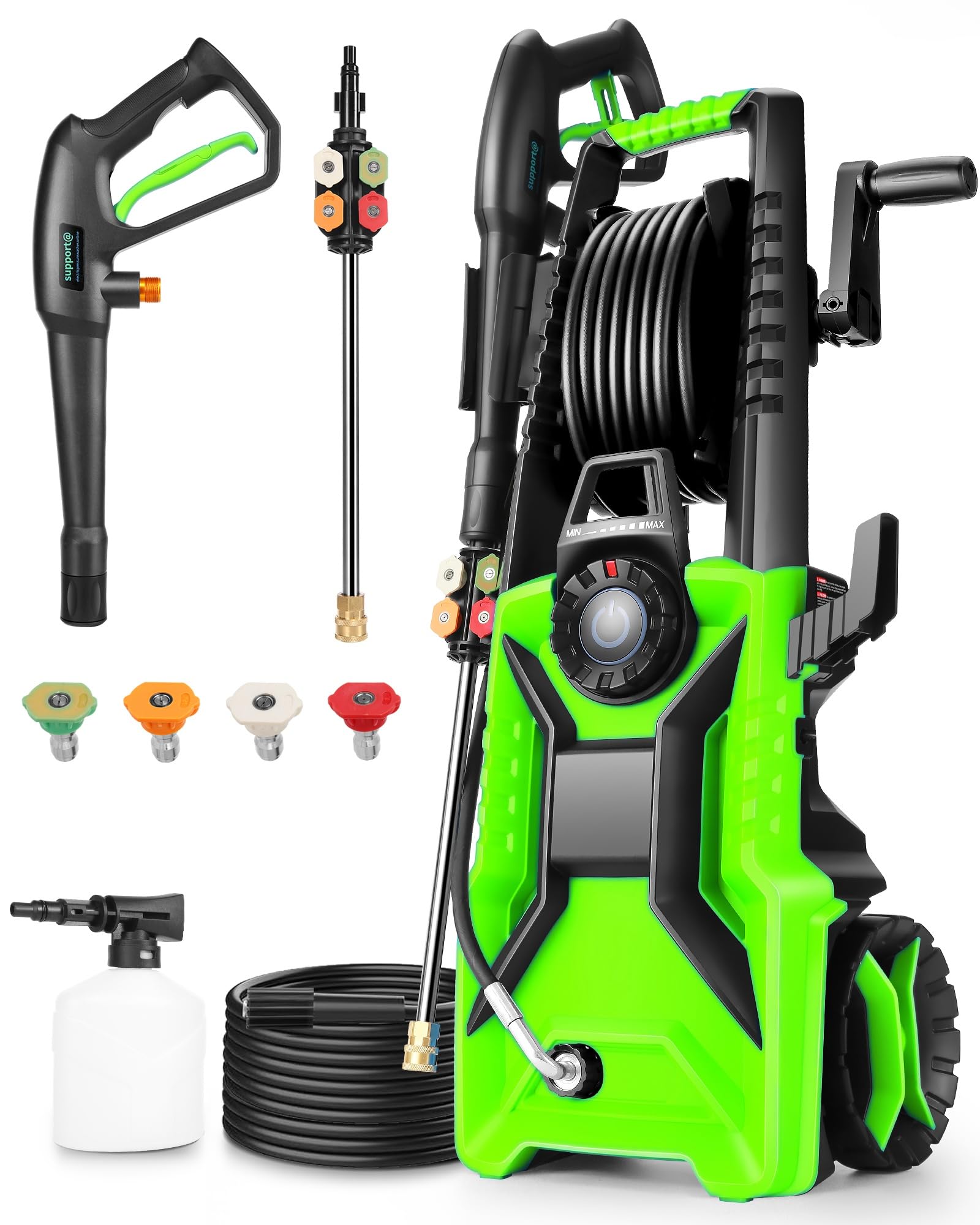 Amazon.com : 5000PSI Pressure Washer High Power Washer with 33ft