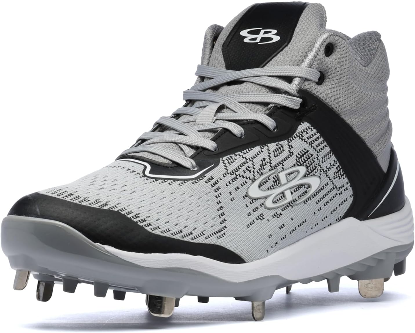 Boombah Viper Pureknit Women's Metal Cleat Mid - Smoke - Multiple Color Options - Multiple Sizes