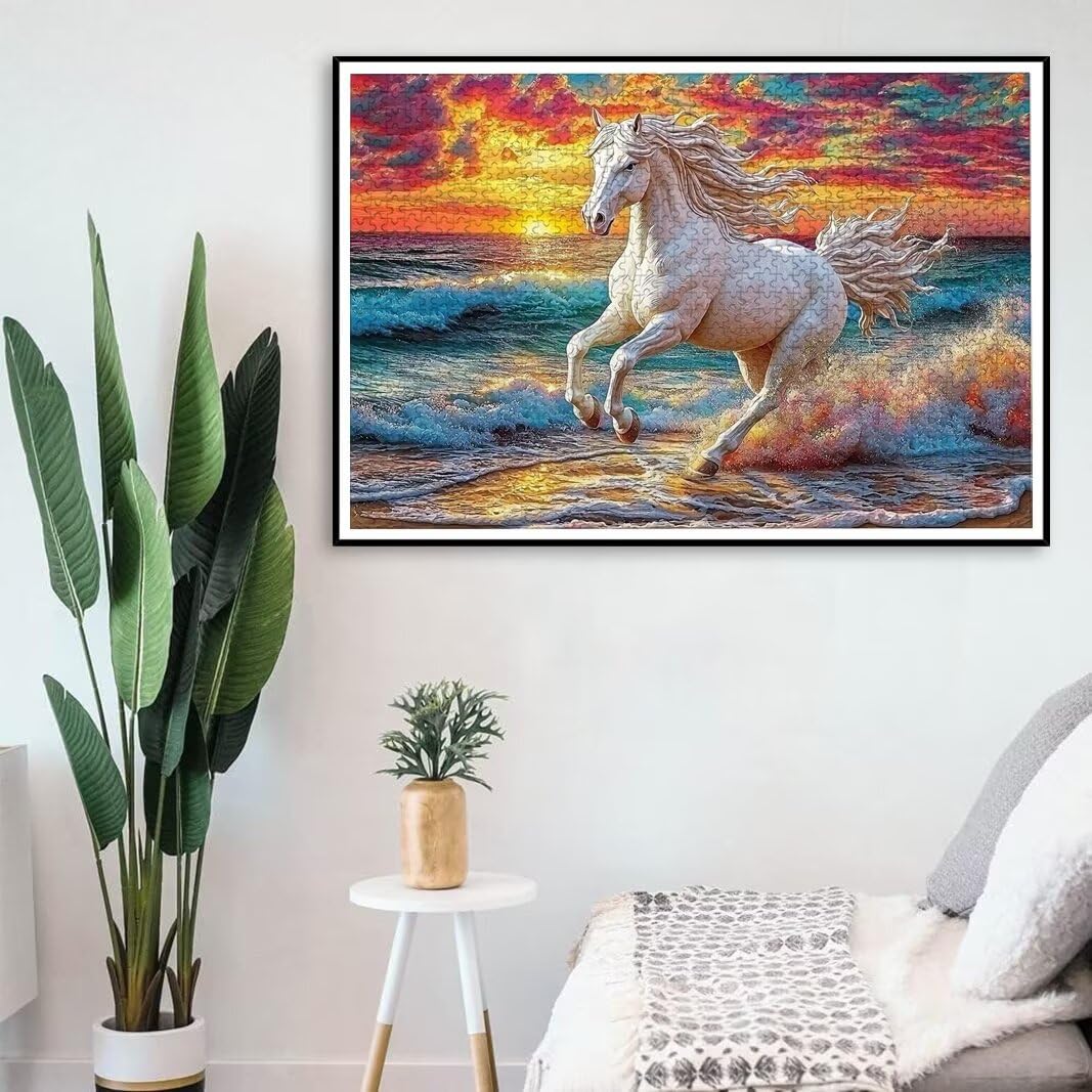 Puzzle 5000 Piezas, Puzzle Caballo, Rompecabezas Adultos, Regalos -8177