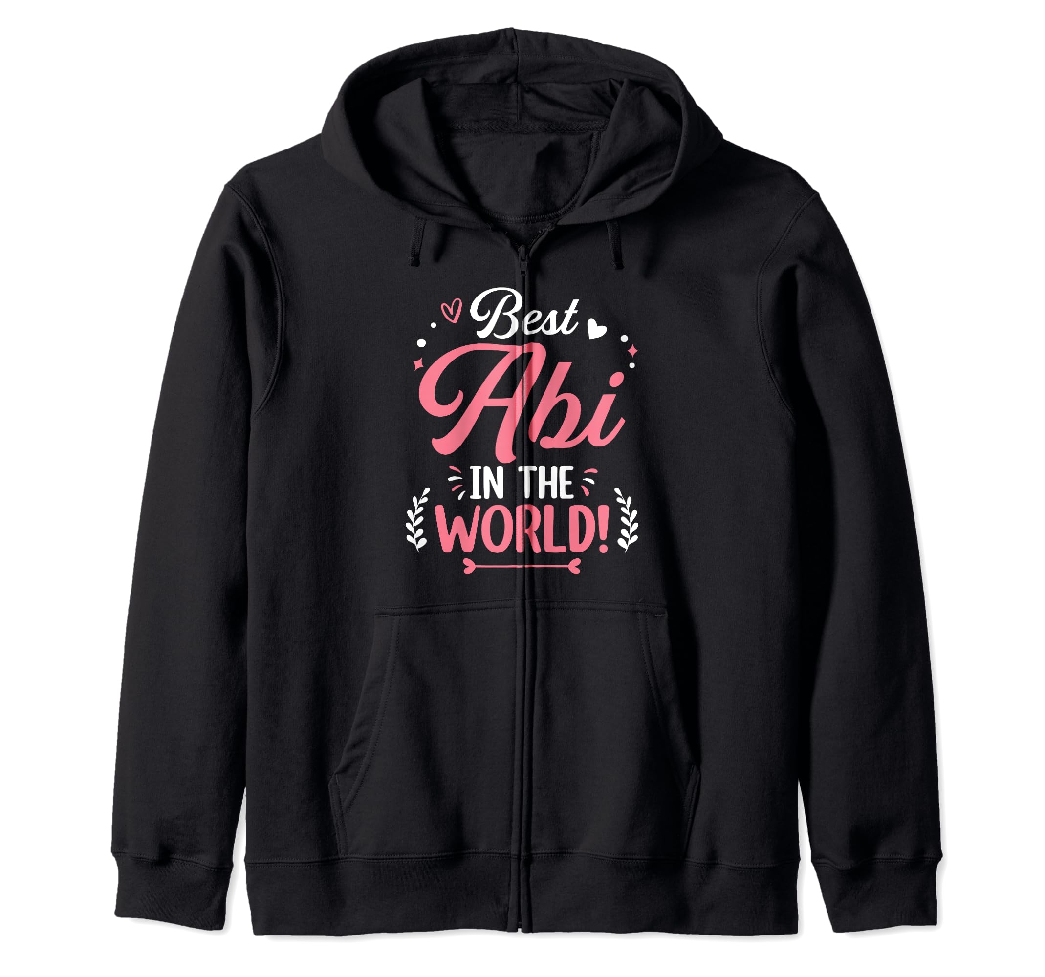 Grandma Mothers Day Shirt World's Best Abi Mom Zip Hoodie