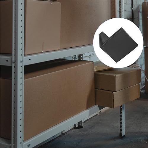 Miniatura 3 de METALLIXITY Almohadillas angulares de hierro para muebles (1.969 in1.97 pulgadas), 12 unidades, cubiertas de plástico en forma de L para pies de