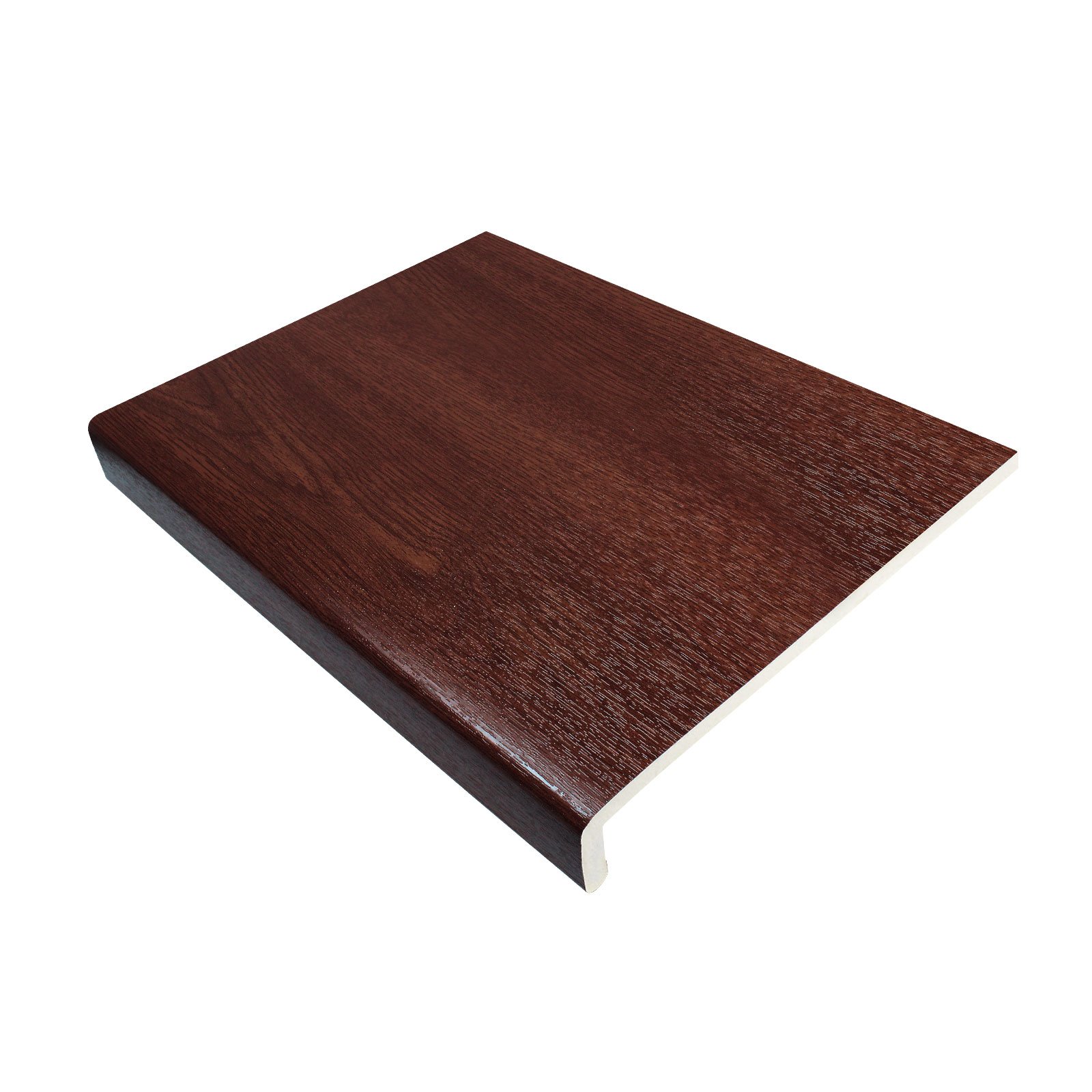 225mm Rosewood UPVC Window Board/Cill Cover 1.25m Long 9mm Thick Plastic Window Sill Capping