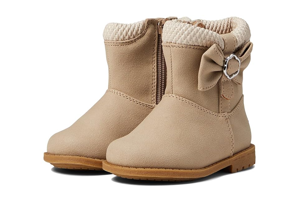 Rachel Shoes Maxine (Toddler/Little Kid) (Light Taupe Suede) Girl's Shoes INTERNATIONAL SHIPPING