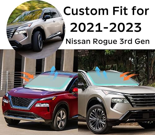 Miniatura 389 de Parasol para parabrisas de ajuste personalizado, cubierta para ventana delantera, visera plegable 210T, protector que bloquea los rayos ultravioleta