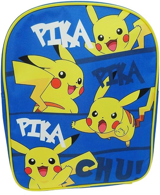 OFFICIAL POKEMON PIKACHU BOYS BACKPACK RUCKSACK NURSERY SCHOOL BAG GIFT NEW