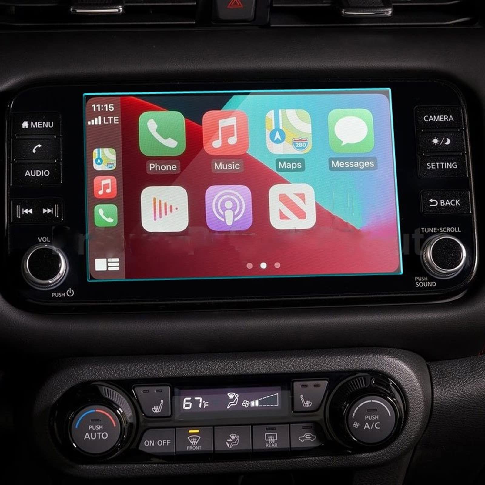 Verre trempé pour Nissan Kicks 2021-2022 : protection d'écran GPS efficace