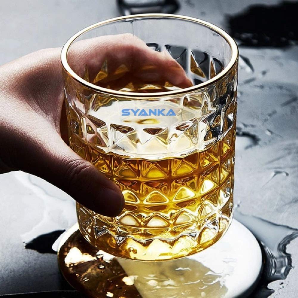 SYANKA Diamond Whiskey Glasses - Set of 6 -2 SYANKA Diamond Whiskey Glasses - Set of 6 -2