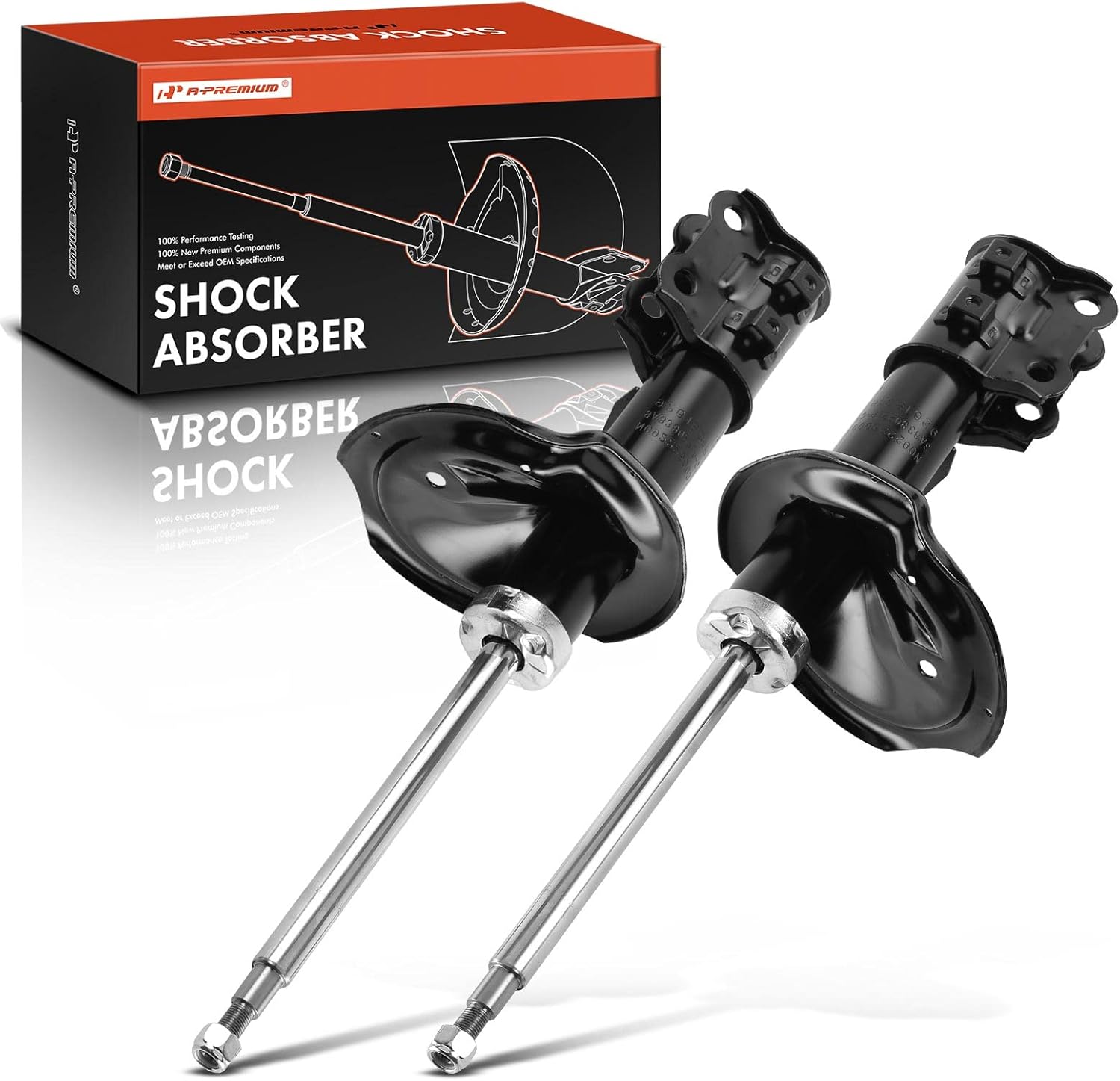 A-Premium Front Shock Absorber Compatible with Kia Forte, Forte Koup 2010-2013, Driver and Passenger Side