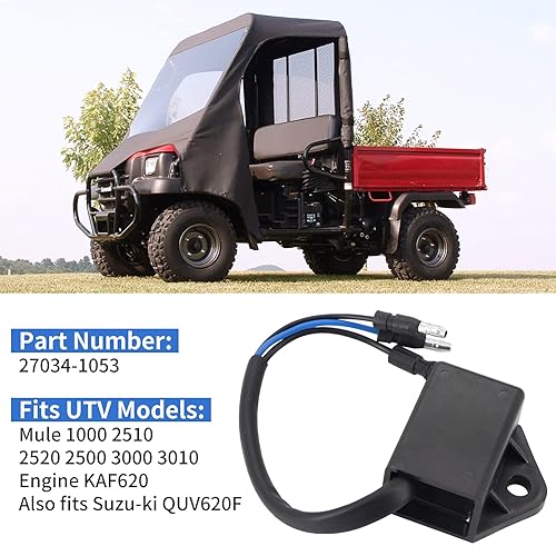 Miniatura 2 de Relé de corte de bomba de combustible 27034-1053 compatible con Kawasaki Mule 1991-2008 1000 2500 2510 2520 3000 3010 3020