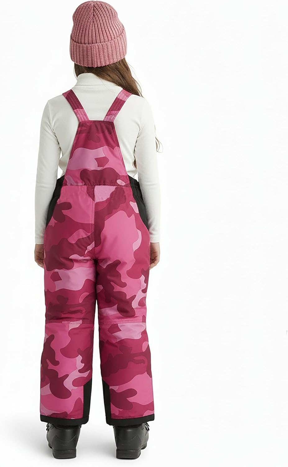 Arctic Quest Boys Girls Unisex Classic Ski & Snow Bib Overall Winter Snowsuit Water-Resistant Windproof Outdoor Rain Bib - Image 3