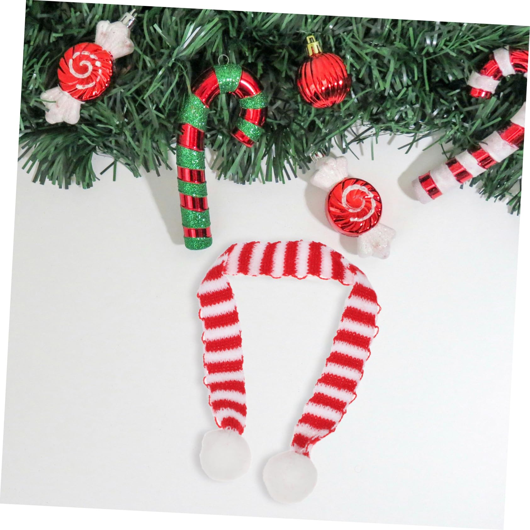 BESPORTBLE mini sciarpa natalizia per feste Natale minuscolo mini sciarpa per della