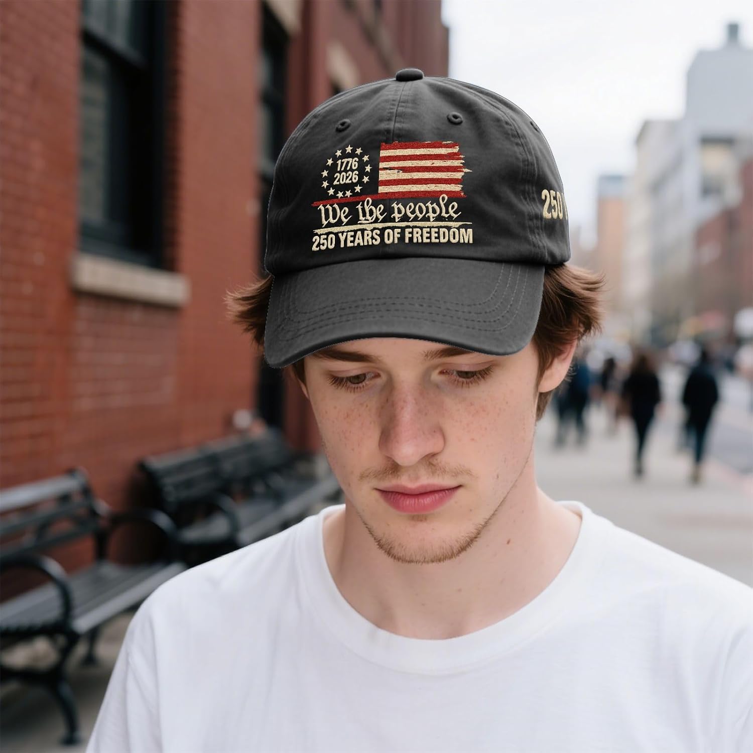 U.S. 250th Anniversary 250 Years Freedoms 1776-2026 Baseball Hats Funny - Image 6