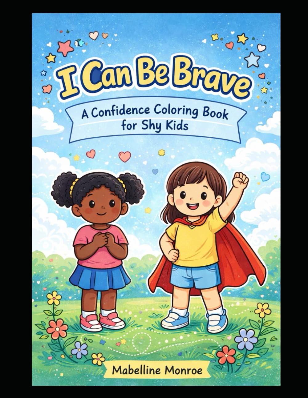 I Can Be Brave: A Confidence Coloring Book for Kids: A Positive Affirmation Coloring Book for Shy Kids and Growing Confidence