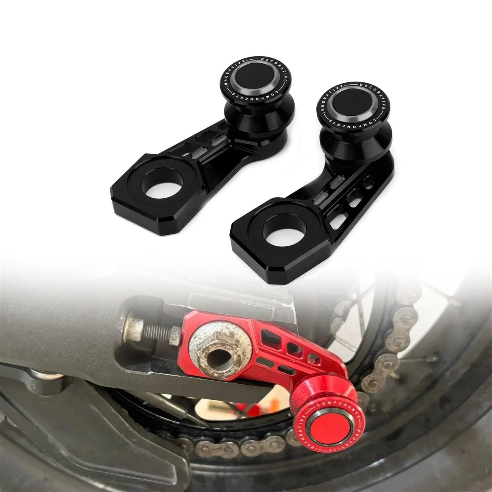 Cadre de Réglage de Chaîne Moto en Aluminium pour CB650R CBR650R